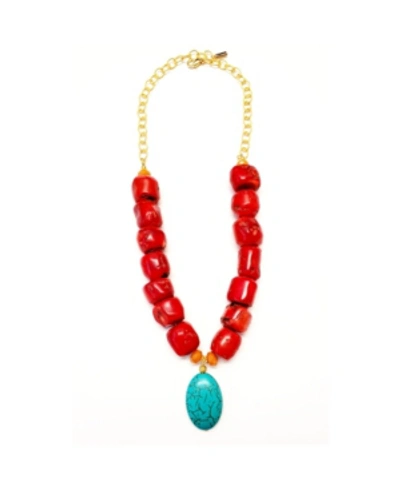 Minu Jewels Trada Necklace In Multi