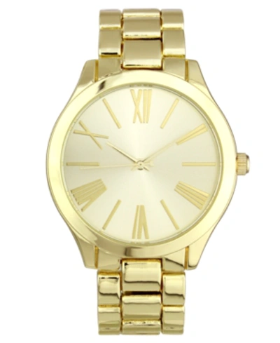 Shop Inc International Concepts Women's Gold-tone Bracelet Watch 42mm, Created For Macy's
