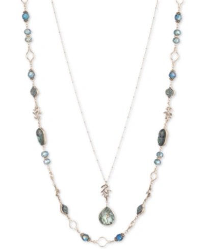 Shop Lonna & Lilly Gold-tone Stone & Bead 28" Layered Necklace In Green