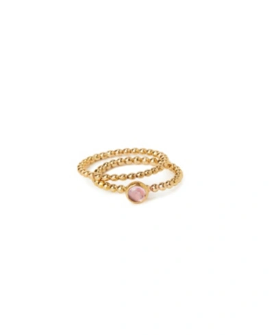 Shop Amorcito Little Love Ring Set In Gold