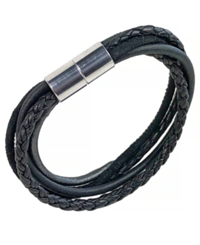 Shop Suki Mini Mix Women's Leather Bracelet In Black