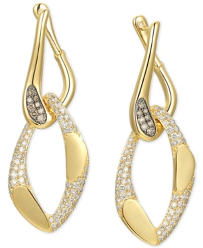 Shop Le Vian Nude Diamond Chain Link Drop Earrings (2-1/6 Ct. T.w.) In 14k Gold In Yellow Gold