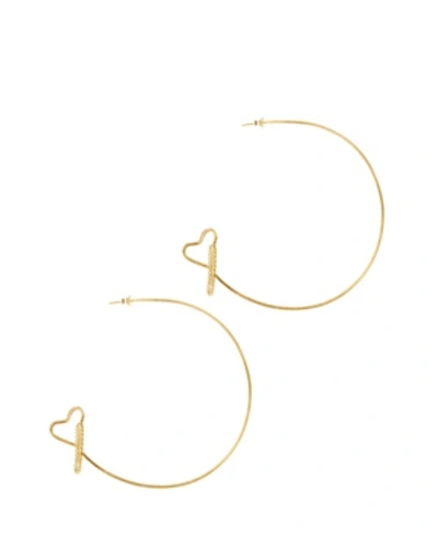 Shop Amorcito Orbit Hoops In Gold