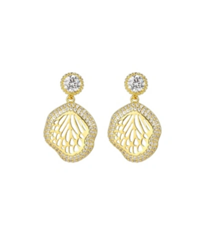 Shop A & M Gold-tone Beach Seashell Earrings