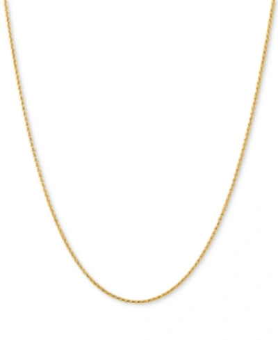 Shop Italian Gold Wheat Link 18" Chain Necklace In 14k Gold