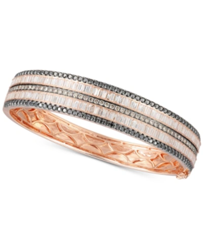 Shop Le Vian Exotic Diamond Bangle Bracelet (4-7/8 Ct. T.w.) In 14k Rose Gold