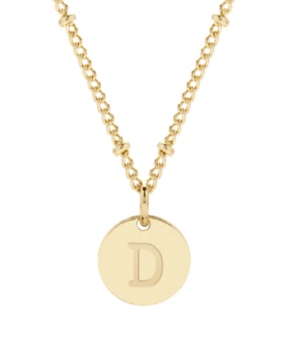 Brook & York Madeline Initial Pendant Necklace In Gold-d