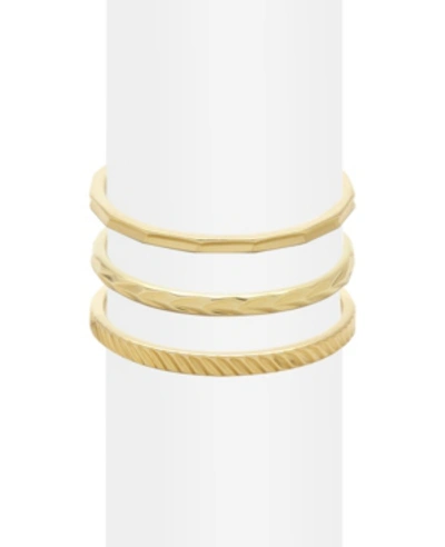 Shop Brook & York Ivey Extra Thin Ring Set In Gold