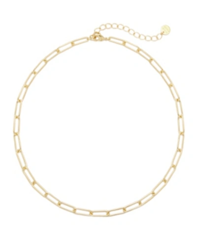 Brook & York Colette Chain Link Choker Necklace In Gold