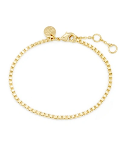Brook & York Emma Box Chain Bracelet In Gold
