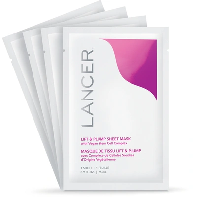 Shop Lancer Skincare Lift & Plump Sheet Mask 4 Pack