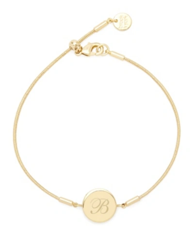 Brook & York Wren Initial Bracelet In Gold B