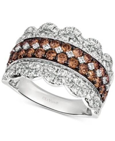 Le Vian 20th Anniversary Diamond Jubilee Crown Ring (2 Ct. T.w.) In 14k White Gold, 14k Rose Gold Or 14k Yel In White Gold