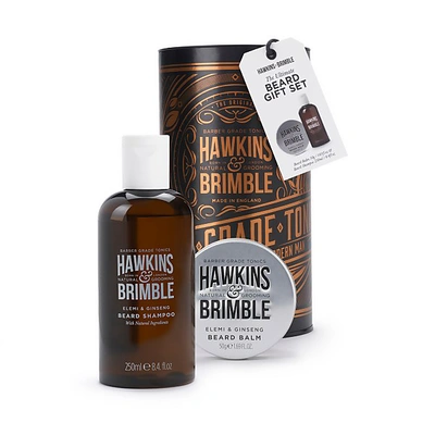 Shop Hawkins & Brimble Beard Gift Set Copper (worth £22.90)
