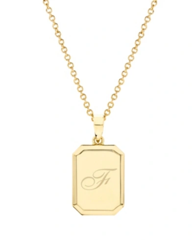 Brook & York Willow Initial Pendant In Gold F