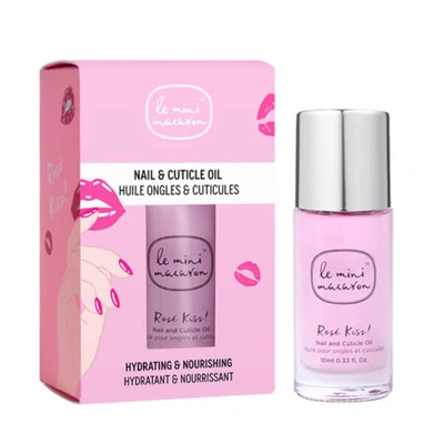 Shop Le Mini Macaron Rosé Kiss Nail & Cuticle Oil 10ml