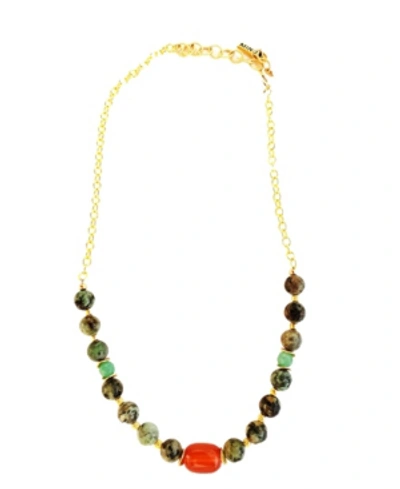 Shop Minu Jewels Women's Rustico Necklace In Multi