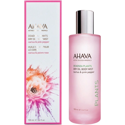 Shop Ahava Dry Oil Body Mist - Cactus And Pink Pepper 100ml