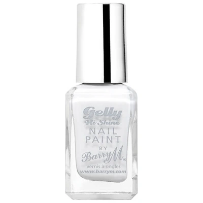 Shop Barry M Cosmetics Gelly Hi Shine Nail Paint (various Shades) In Cotton