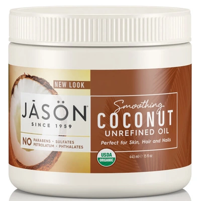 Shop Jason Smoothing Organic Coconut Oil 443ml