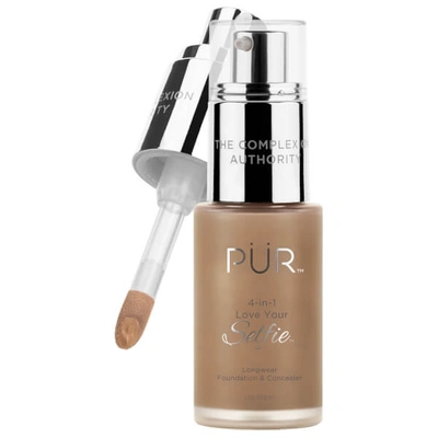 Shop Pür 4-in-1 Love Your Selfie Longwear Foundation And Concealer 30ml (various Shades) In Dn2
