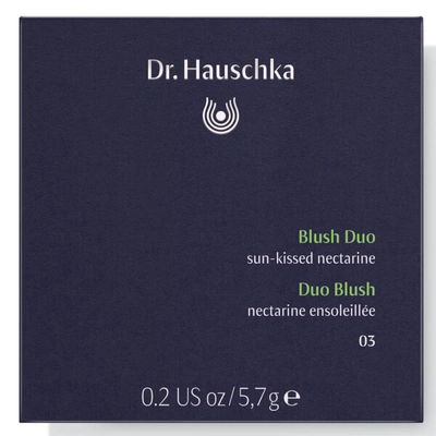 Shop Dr. Hauschka Blush Duo In Sun-kissed Nectarine