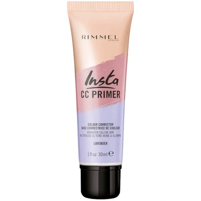 Shop Rimmel Insta Colour Correcting Primer 30ml (various Shades) In Lavender