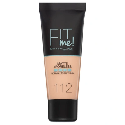 Shop Maybelline Fit Me! Matte And Poreless Foundation 30ml (various Shades) In 112 Soft Beige