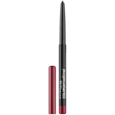 Shop Maybelline Colourshow Shaping Lip Liner (various Shades) In Rich Wine