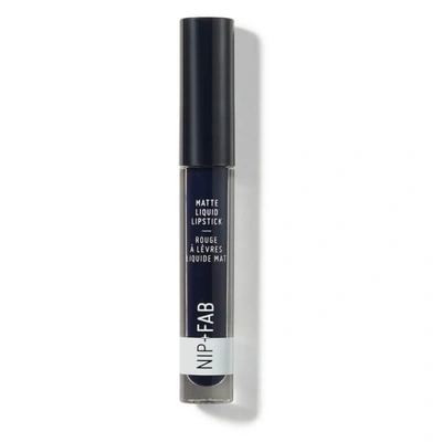 Shop Nip+fab Make Up Matte Liquid Lipstick 2.6ml (various Shades) In Bluberry Sorbet