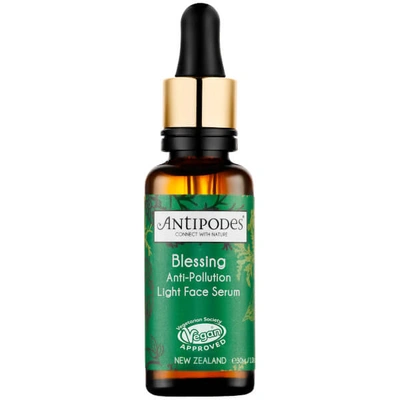 Shop Antipodes Blessing Anti-pollution Light Face Serum 30ml