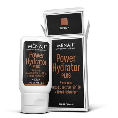 Shop Menaji Power Hydrator Plus Broad Spectrum Sunscreen Spf30 + Tinted Moisturiser 60ml In Medium