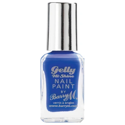 Shop Barry M Cosmetics Gelly Hi Shine Nail Paint (various Shades) - Damson