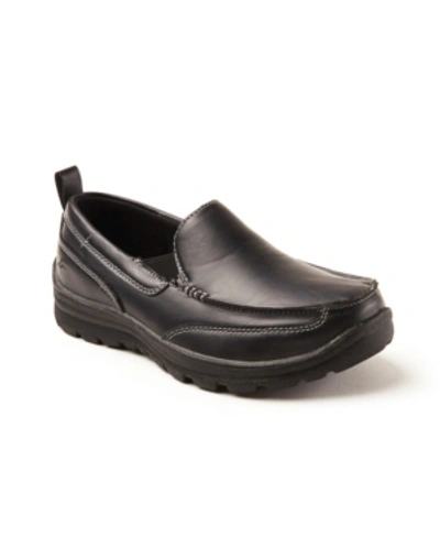 Shop Deer Stags Little And Big Boys Zesty Dress Casual Slip-on In Black