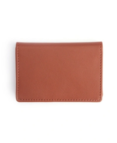 Shop Emporium Leather Co Business Card Case In Tan