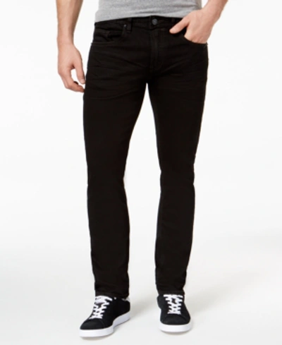 Shop Buffalo David Bitton Men's  Slim Ash Tapered Stretch Jeans In Black