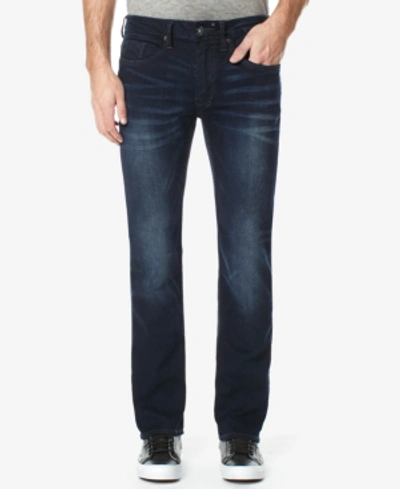 Shop Buffalo David Bitton Men's Straight Fit Six-x Stretch Jeans In Dark Indigo