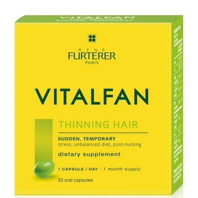 Shop Rene Furterer Vitalfan Dietary Dye Free Supplement - Reactional (1 Month Supply/30 Caps)