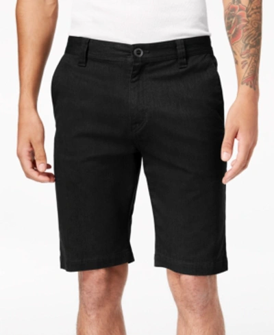 Shop Volcom Men's Frickin Tuner Stretch 22" Shorts In Black