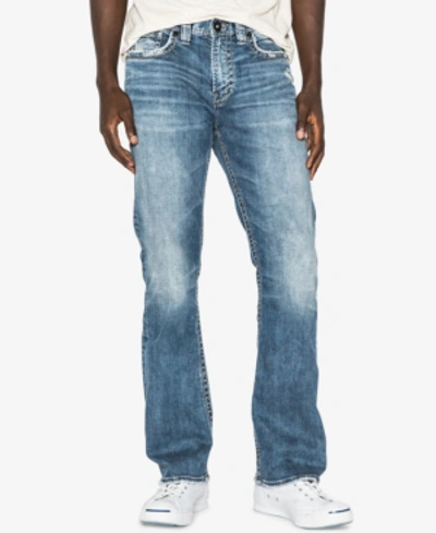 Shop Silver Jeans Co. Men's Craig Classic Fit Bootcut Stretch Jeans In Indigo