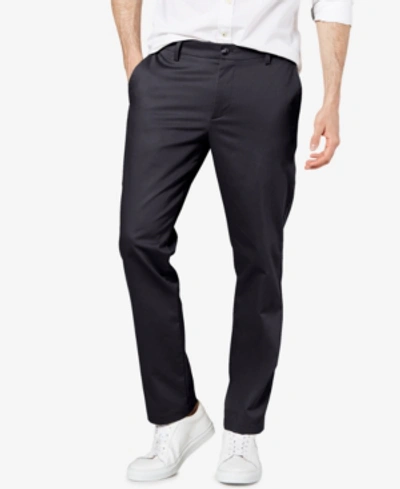 Shop Dockers Men's Signature Lux Cotton Slim Fit Stretch Khaki Pants In Navy