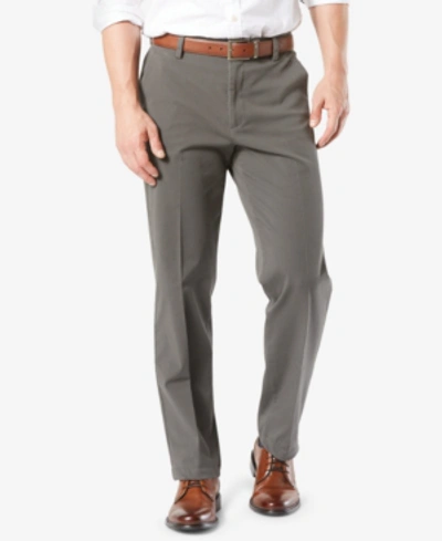 Shop Dockers Men's Big & Tall Workday Classic Fit Smart 360 Flex Stretch Khakis In Dark Gray