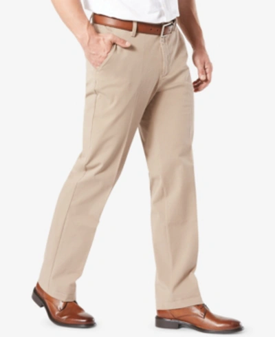 Shop Dockers Men's Big & Tall Workday Classic Fit Smart 360 Flex Stretch Khakis In Light Brown