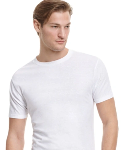 Shop Alfani Men's Crew-neck Undershirt In White