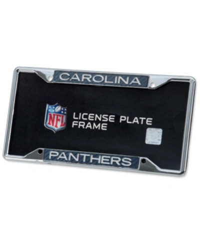 Shop Stockdale Carolina Panthers Carbon License Plate Frame In Gray