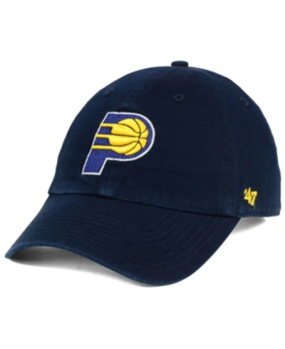 Shop 47 Brand Indiana Pacers Clean Up Cap In Navy