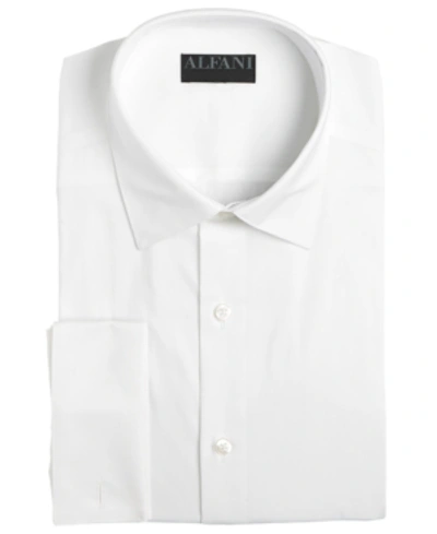 Shop Alfani Men's Slim Fit French Cuff Dress Shirt, Created For Macy's In White