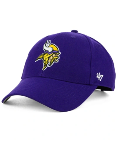 Shop 47 Brand Minnesota Vikings Mvp Cap In Purple