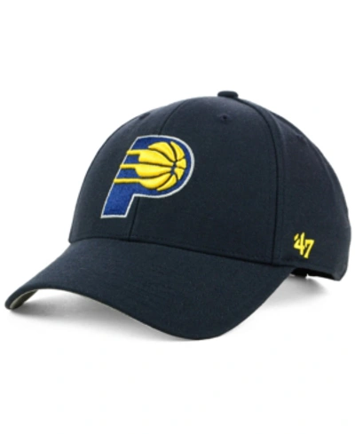 Shop 47 Brand Indiana Pacers Team Color Mvp Cap In Navy