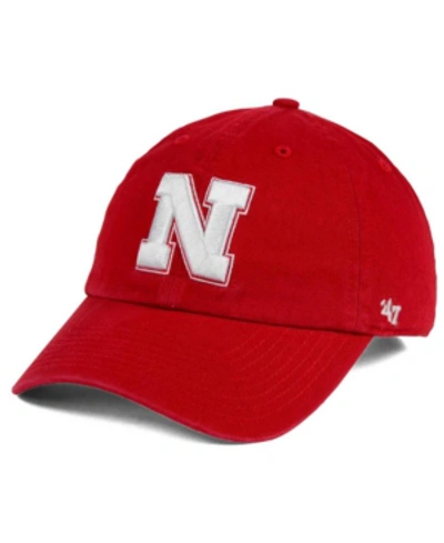 Shop 47 Brand Nebraska Cornhuskers Clean Up Cap In Red